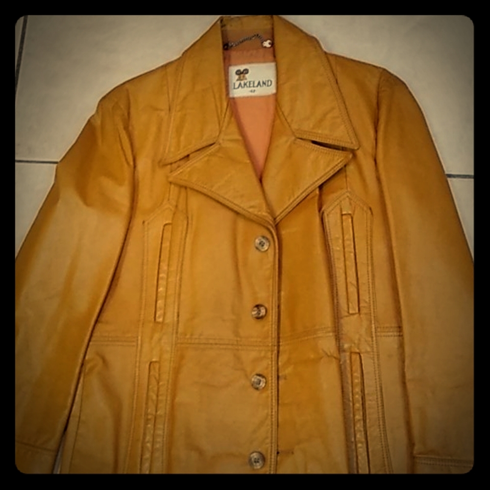 Men's 1976  Vintage  Lakeland Leather Jacket 42R
